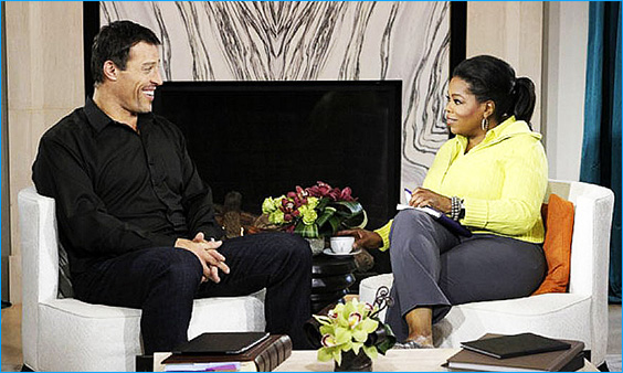 Tony Robbins & Opraha